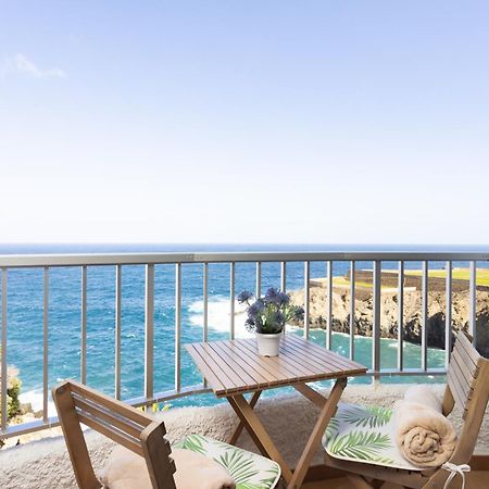 Cozy Seafront Studio With Balcony & Ocean Views San Marcos  외부 사진