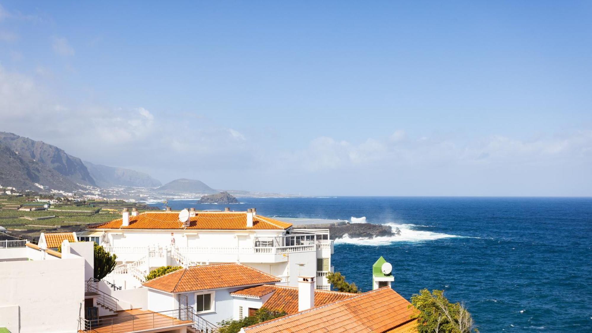 Cozy Seafront Studio With Balcony & Ocean Views San Marcos  외부 사진